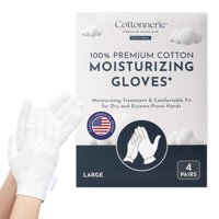 Guantes Hidratantes Cottonnerie Original Cotton, 4 Pares