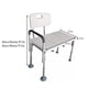 thumbnail image 3 of Silla Piso De Ducha Aluminio Para Transferencia Baño Tina, 3 of 3