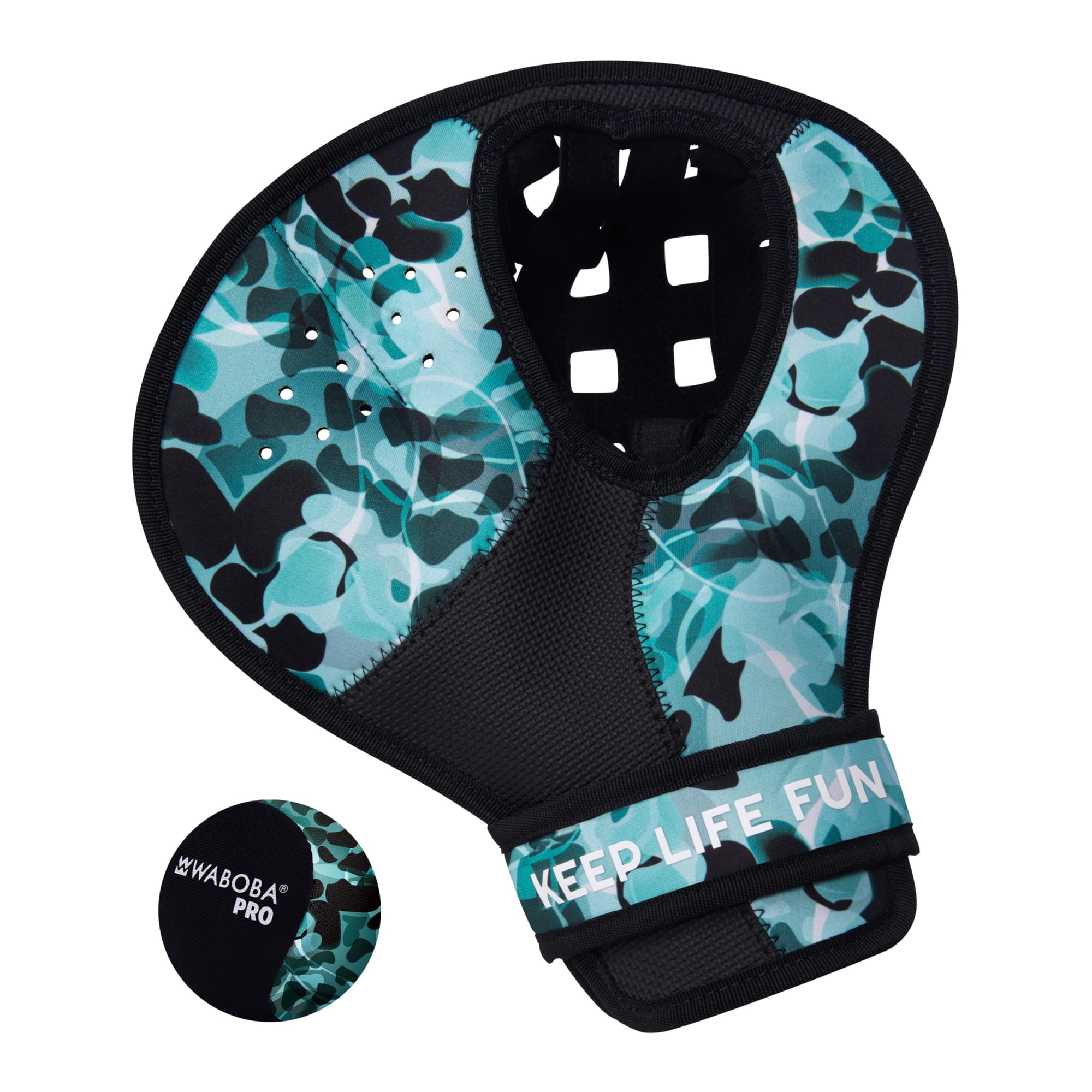 Juego De Guantes De Agua Waboba Catch Pro Con Pelota Que Rebota En El Agua