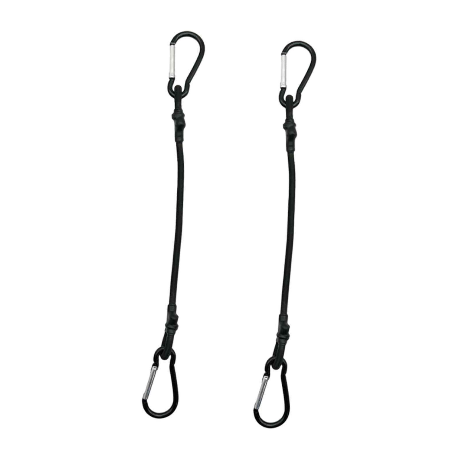 Ioensy - 2 Cuerdas Elásticas Resistentes Para Exteriores, Cuerdas Elásticas Para Autocaravanas, 90 Cm