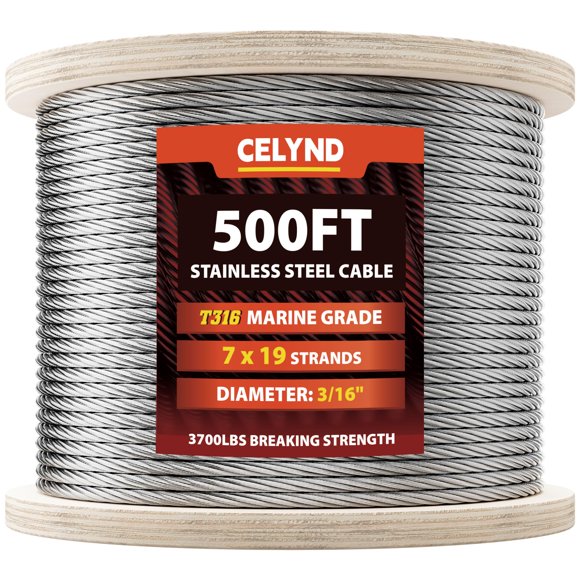 Cable 152 M 3 16 Acero Inoxidable T316 7x19