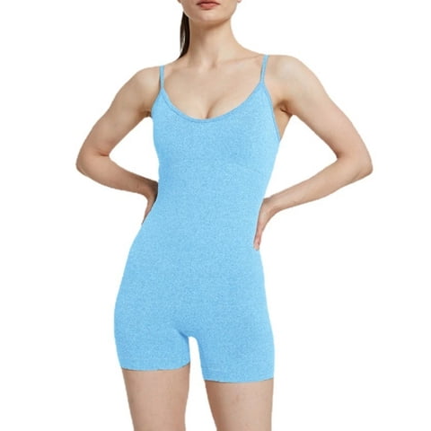 Oem - Mono Enterito Jumpsuit Deportivo Corto Mujer Gym Talla S A