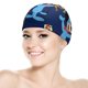 thumbnail image 5 of El show de Huckleberry Hound Gorro de Natación de Licra, Gorro de Baño de Tela Cómoda, Gorro Elástico Antideslizante para Hombres, Mujeres y Niños, 5 of 6