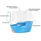 thumbnail image 4 of Caja de arena petphabet 63 cm azul claro extra grande, 4 of 9