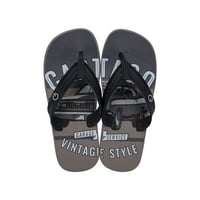 Sandalia Infantil Gris/Negro Atlanta Cartago