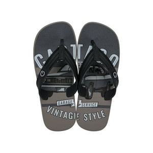 Sandalia Infantil Gris/Negro Atlanta Cartago