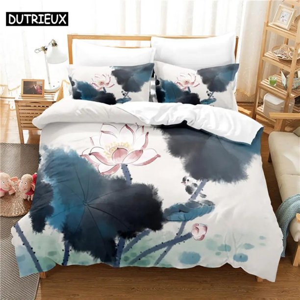 Lnk Painting Bedding Set Duvet Cover Set Bedding Digital Printing Bed Linen Bedding Set Fashion Design