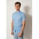 thumbnail image 4 of camisa cuello mao color celeste cielo manga corta fit, 4 of 4