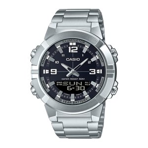 Reloj Casio Amw-870D-1Avdf Acero Hombre Plateado Plateado