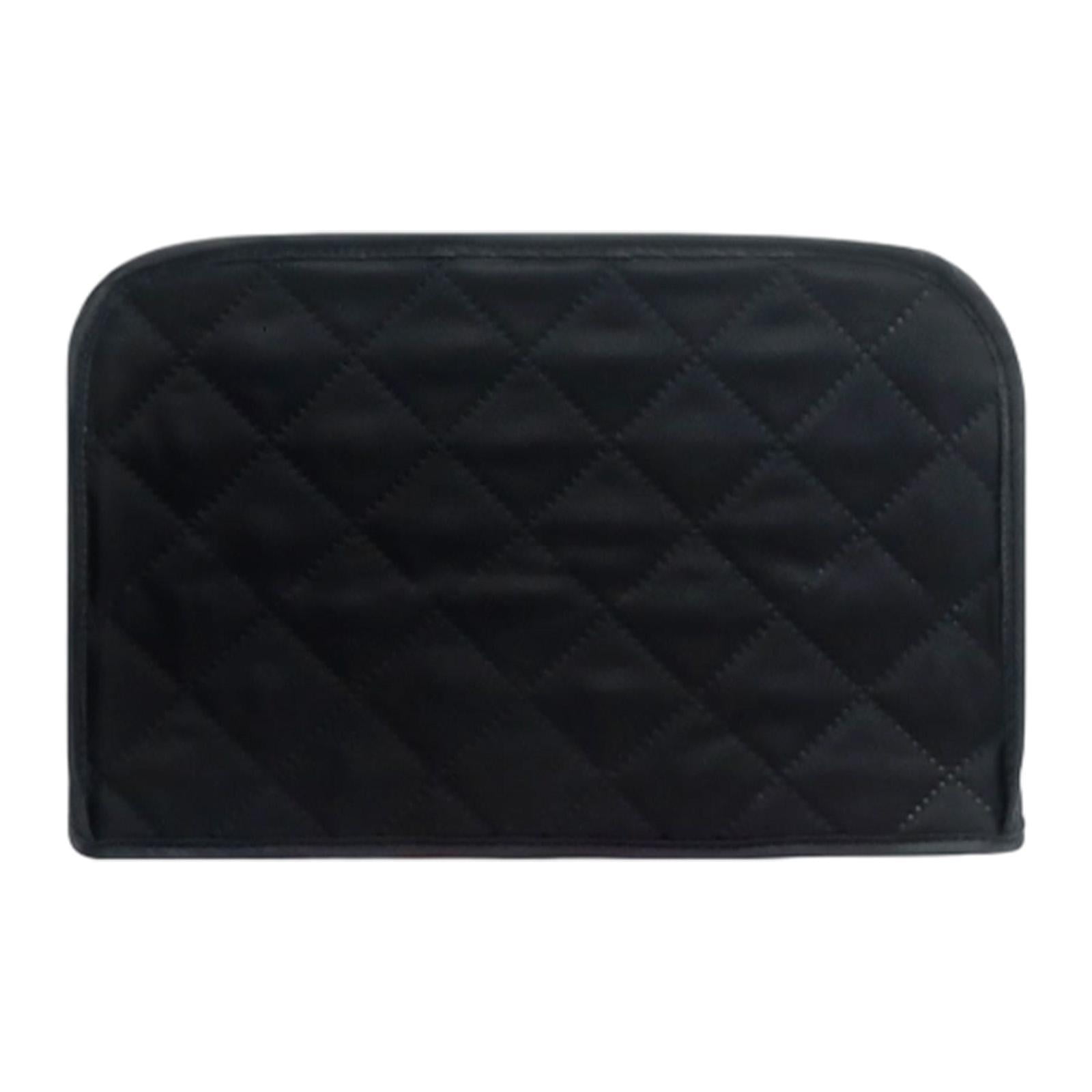 Bothyi - Funda Para Tostadora De 2 Rebanadas, Minimalista, A Prueba De Polvo, Color Negro, Talla S