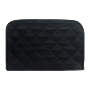 Bothyi - Funda Para Tostadora De 2 Rebanadas, Minimalista, A Prueba De Polvo, Color Negro, Talla S