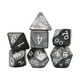 thumbnail image 2 of 7x Dados Acrílicos Juego De Mesa Bar Juguetes Accesorios Para El Aula D4 D8 D10 D12 D20 Negro, 2 of 5