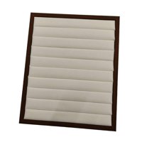 Ioensy - Tablero De Soporte De Exhibición De Joyería De Madera Para Escaparate Inicio Tienda Soporte De Anillos