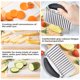thumbnail image 4 of Cortador de arrugas para patatas fritas JAYVAR, tamaño grande, acero inoxidable, 4 of 8