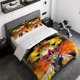 thumbnail image 1 of 3pcs Muto Game Millennium Puzzle Expansion Classic Card Battle Theme Bedding Set Duvet Cover and Pillowcases, 1 of 5