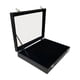 thumbnail image 1 of Vitrina de joyería para collares, bandeja de exhibición de joyería, caja de almacenamiento de joyería, cómoda, caja de almacenamiento de collares con PU negro, 1 of 1