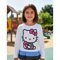 Polera Niña Hello Kitty Blanco 6