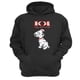 thumbnail image 1 of Polerón Canguro 101 Perritos Manchas Gris Oscuro Talla S Unisex, 1 of 3