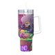 thumbnail image 2 of Earthbound: La Película Vaso aislado de acero inoxidable con asa, diseño temático, regalo para familia, amigos y fans; incluye pajita y encaja en el portavasos estándar, 40 oz, 2 of 6