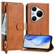 thumbnail image 1 of FOXDOCK Funda Tipo Cartera para Xiaomi Poco F8 Ultra Cuero PU con Cremallera y Correa de Muñeca, Ranuras para Tarjetas, Soporte Plegable, Cierre Magnético, 1 of 5