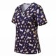 thumbnail image 2 of Delantal Mujer tela elasticada estampada Animalitos. Combina con Azul Marino - Art. 2504, 2 of 3