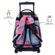 thumbnail image 4 of Mochila Escolar Con Ruedas para Niña Renglones Glitter Rosado Totto, 4 of 5