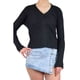 thumbnail image 3 of Sweater Mujer Cardigan Botones Otoño Cuello V Diseño 6013, 3 of 5