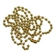 thumbnail image 4 of Conector De Cadena De Bolas De Cuentas Redondas De Latón De 1 Hebra Para Fabricación De Joyas De 24 Pulgadas, 4 of 5