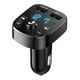 thumbnail image 1 of Adaptador Transmisor Bluetooth FM Radio Cargador Celular 2,1A 2 USB Encendedor Cenicero Manos Libres, 1 of 4