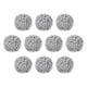 thumbnail image 1 of Uxcell 10Pcs Bolas de Ratán de Mimbre 2.4" Bolas Decorativas de Ratán para Centros de Mesa Rellenos de Jarrones Decoración del Hogar Plata, 1 of 6