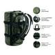 thumbnail image 3 of Bolso Deportivo Impermeable Duffel 30 lts Lhotse verde Talla única, 3 of 8