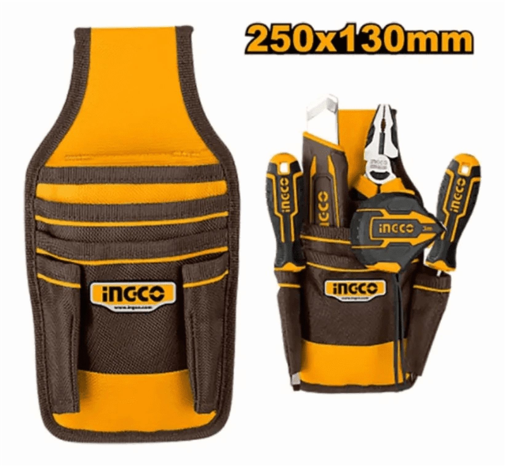 Cinturon Coleto Porta Herramientas Ingco 5 Bolsil Htbp040128