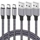 thumbnail image 1 of Cable USB-C TAKAGI USB-A a Tipo C 3 A, paquete de 3, 1 of 3
