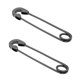 thumbnail image 2 of Pendientes Con Estilo Pendientes Con Pasador De Seguridad Punk Joyas Para Piercing En La Oreja Negro, 2 of 5