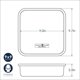 thumbnail image 4 of Bandeja para hornear Nordic Ware de aluminio natural, 23 x 23 cm, 4 of 4