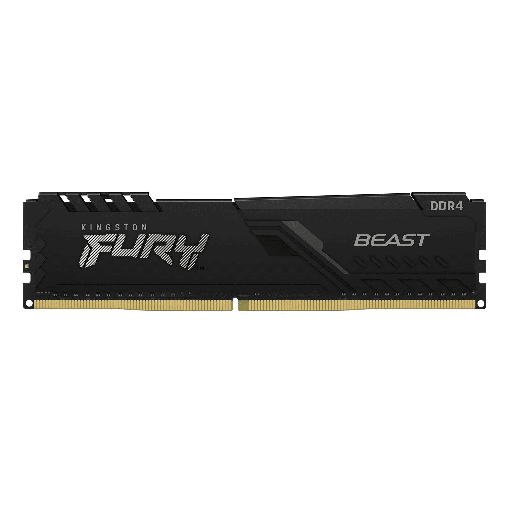 Kingston - Memoria Ram Ddr4 16gb 3200mhz Fury Beast, Cl16, Dimm, 1.35v