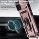 thumbnail image 5 of Estuche GANGXUN para iPhone 15 Plus, soporte giratorio 360°, estilo mecánico y magnético, 5 of 5