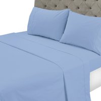 Mallorca - Juego De Sábanas T144 Lisa Índigo King