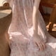 thumbnail image 4 of Camisón para mujer, suave, floral, sin mangas, largo, para dormir, para verano, rosa, L, 4 of 8