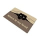 thumbnail image 1 of Felpudo Para Puerta De Gato, Tapete Decorativo Absorbente Para Baño, Para Entrada, Cocina, Hogar, Gato Oscuro, 40cm X 60cm, 1 of 3