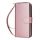 thumbnail image 3 of Funda Cartera con Cremallera y Correa para Samsung Galaxy S24 Ultra Soporte y Tarjetero Oro rosa, 3 of 6
