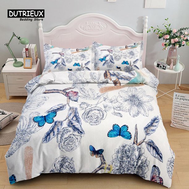 v616 Bed Sheets Sharks Underwater Duvet Cover Set, Fashion Bedding Set, Soft Comfortable Breathable Duvet Cover, For Bedroom Guest Room Decor 3-Piece Bedding Set (1 Duvet Cover + 2 Pillow Shams) Bed S