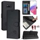 thumbnail image 1 of Funda tipo cartera FOXDOCK para Samsung Galaxy S8 con soporte, ranuras, RFID, diseño de gato, 1 of 5