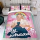 thumbnail image 4 of JOJO Siwa Conjunto de sábanas temático, trío de piezas, cómodo y amigable con la piel, diseño único, regalo de decoración para el hogar para familiares, amigos y fans,135cm *200cm, 4 of 6