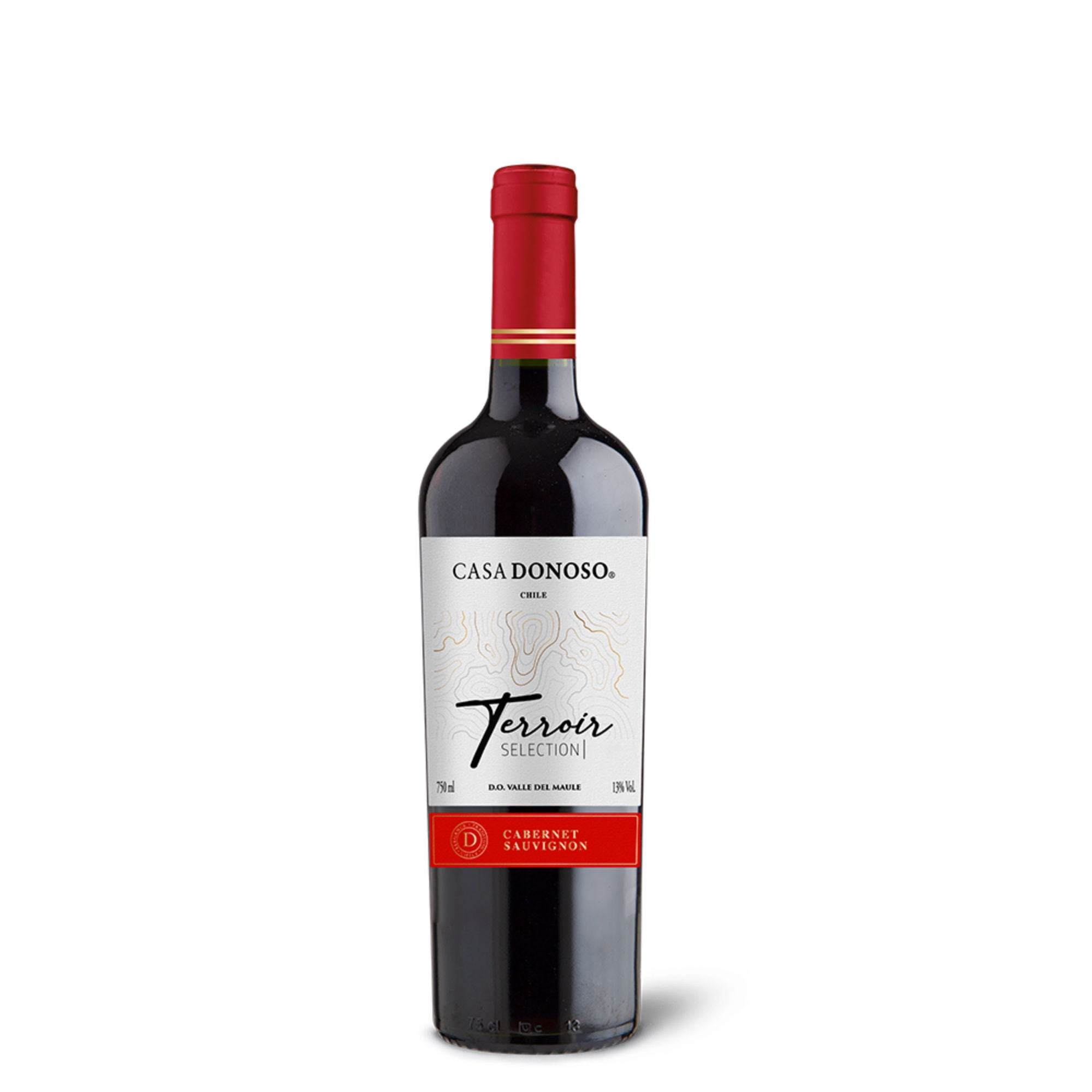 Vino Tinto Cabernet Sauvignon 13° Botella 750 ml Casa donoso