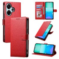 Funda Para Foxdock Xiaomi Redmi 13 4G/5G– Cuero Premium, 3 Ranuras Para Tarjetas, Protección Contra Impactos