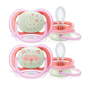 Avent - Chupete Ultra Air Nocturno Nina 6-18M