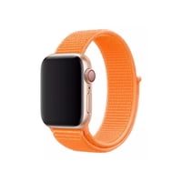 Genérico - Correa Nylon Compatible Iwatch Apple Watch 42/44/45Mm Naranja