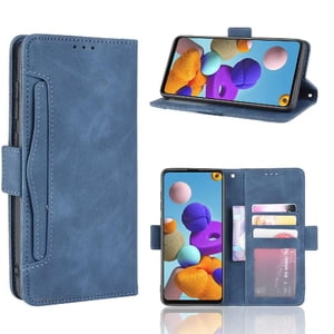 Funda Tipo Billetera Foxdock Para Samsung Galaxy A21S – Tapa Flip Con Tarjetero