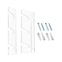 Magideal - Estante De Exhibición Para Montaje En Pared Para Monopatín, Cubierta Para Monopatín, Estante Para Longboard De 33X13X3Cm, Instalación Sencilla Y Resis Transparente